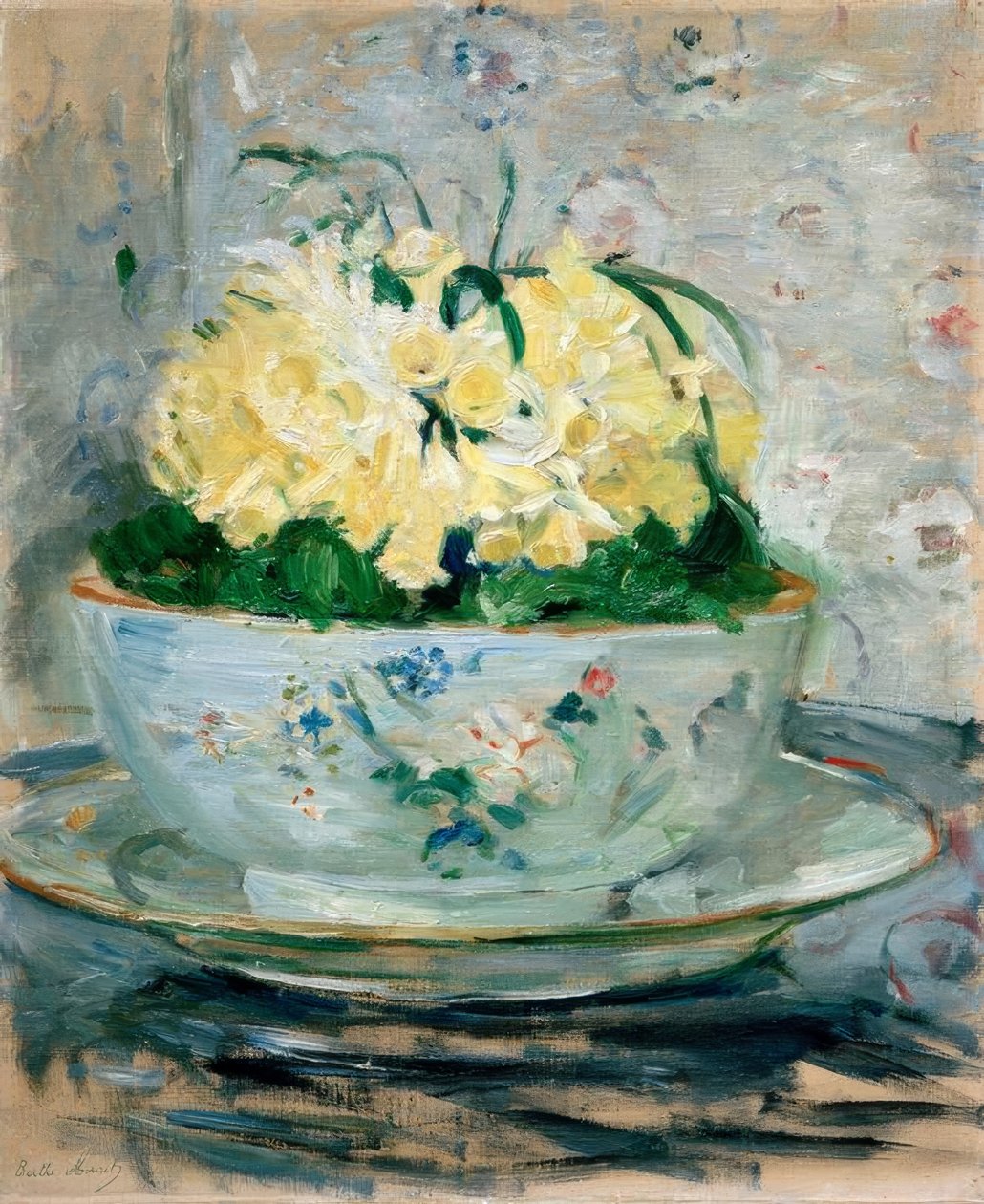 Påskeliljer av Berthe Morisot