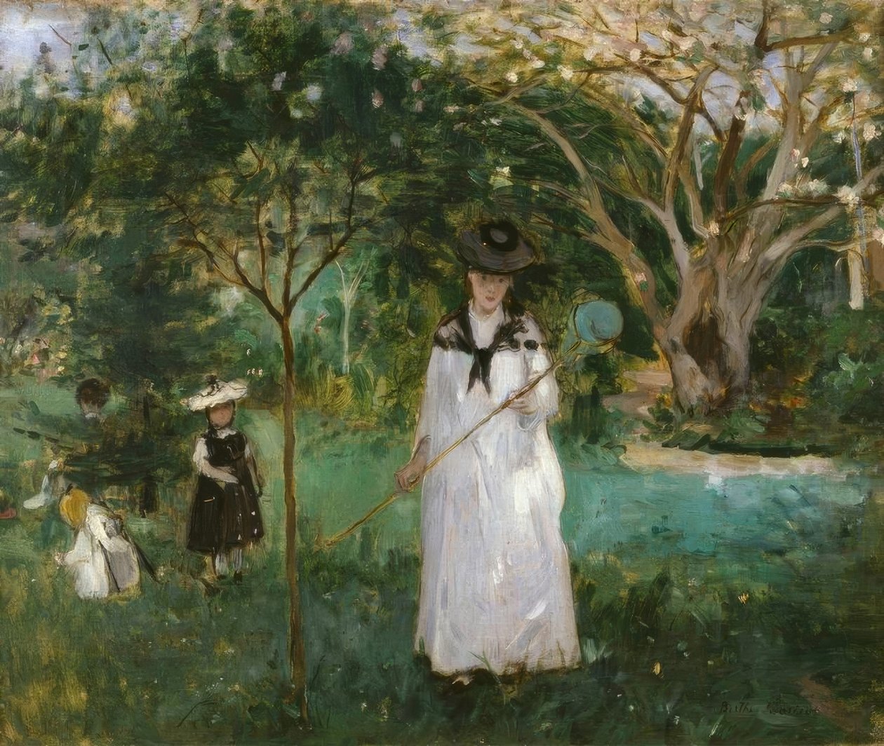 Sommerfugljakten av Berthe Morisot