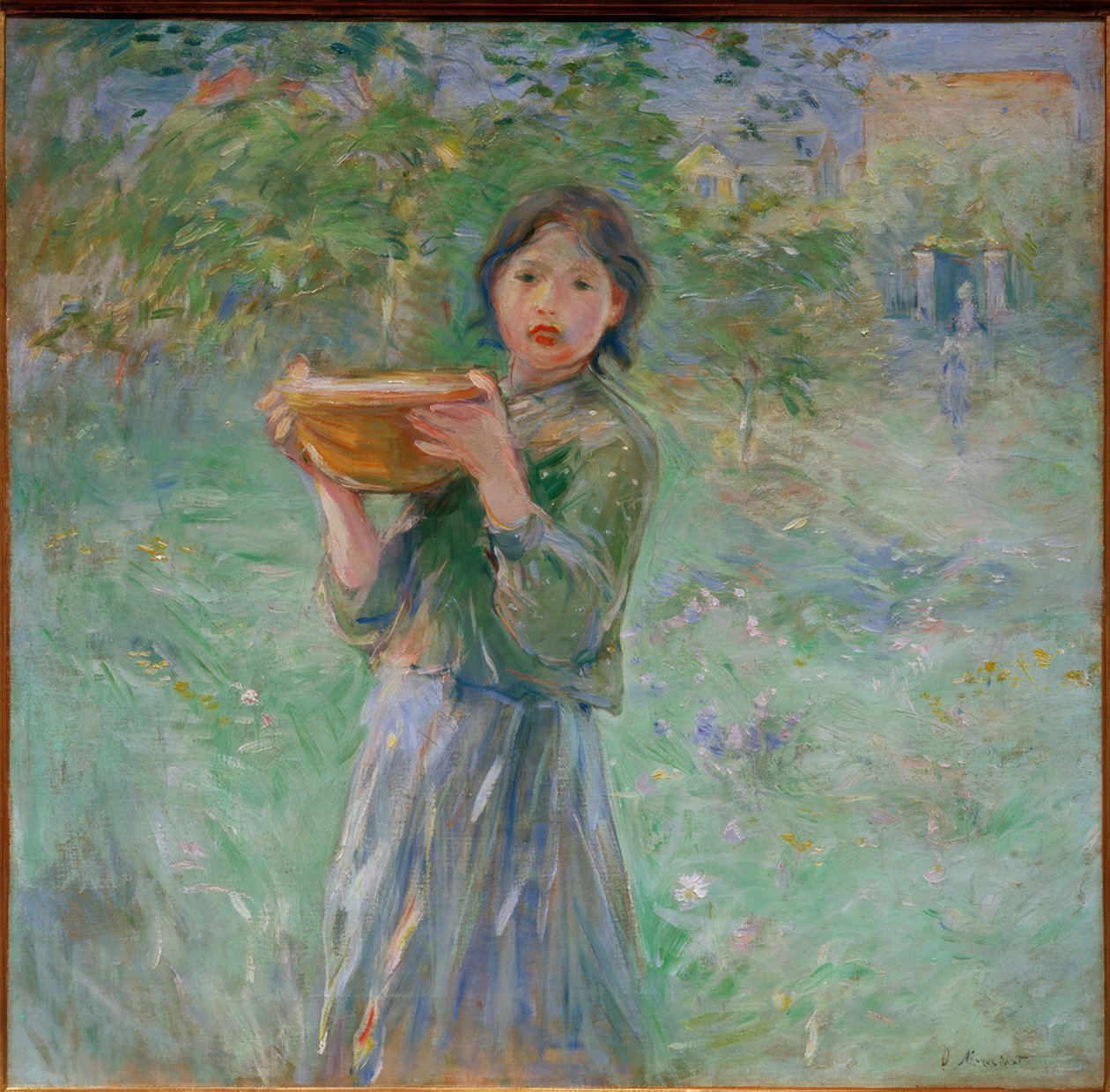 Skålen med melk av Berthe Morisot