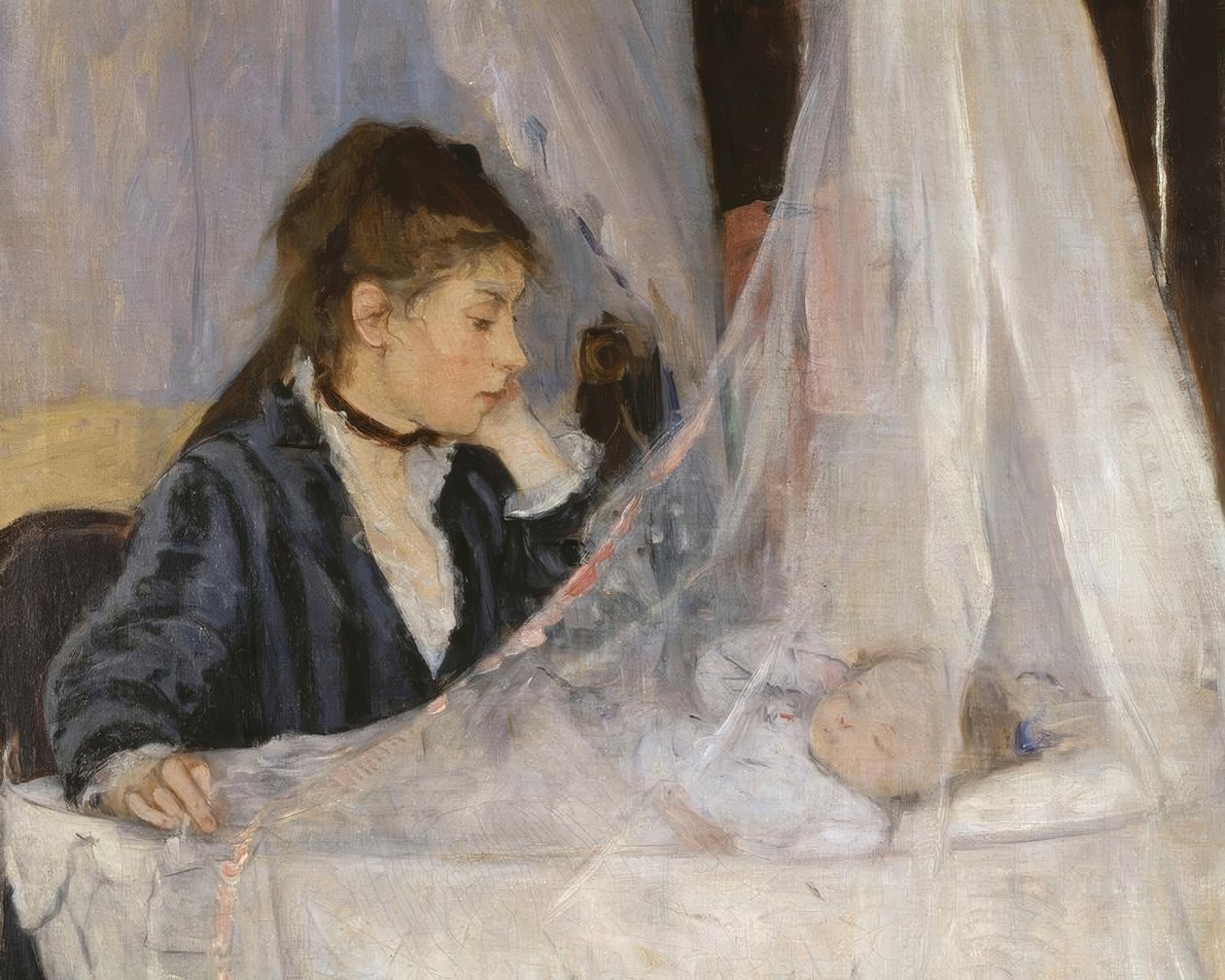 Vuggen av Berthe Morisot