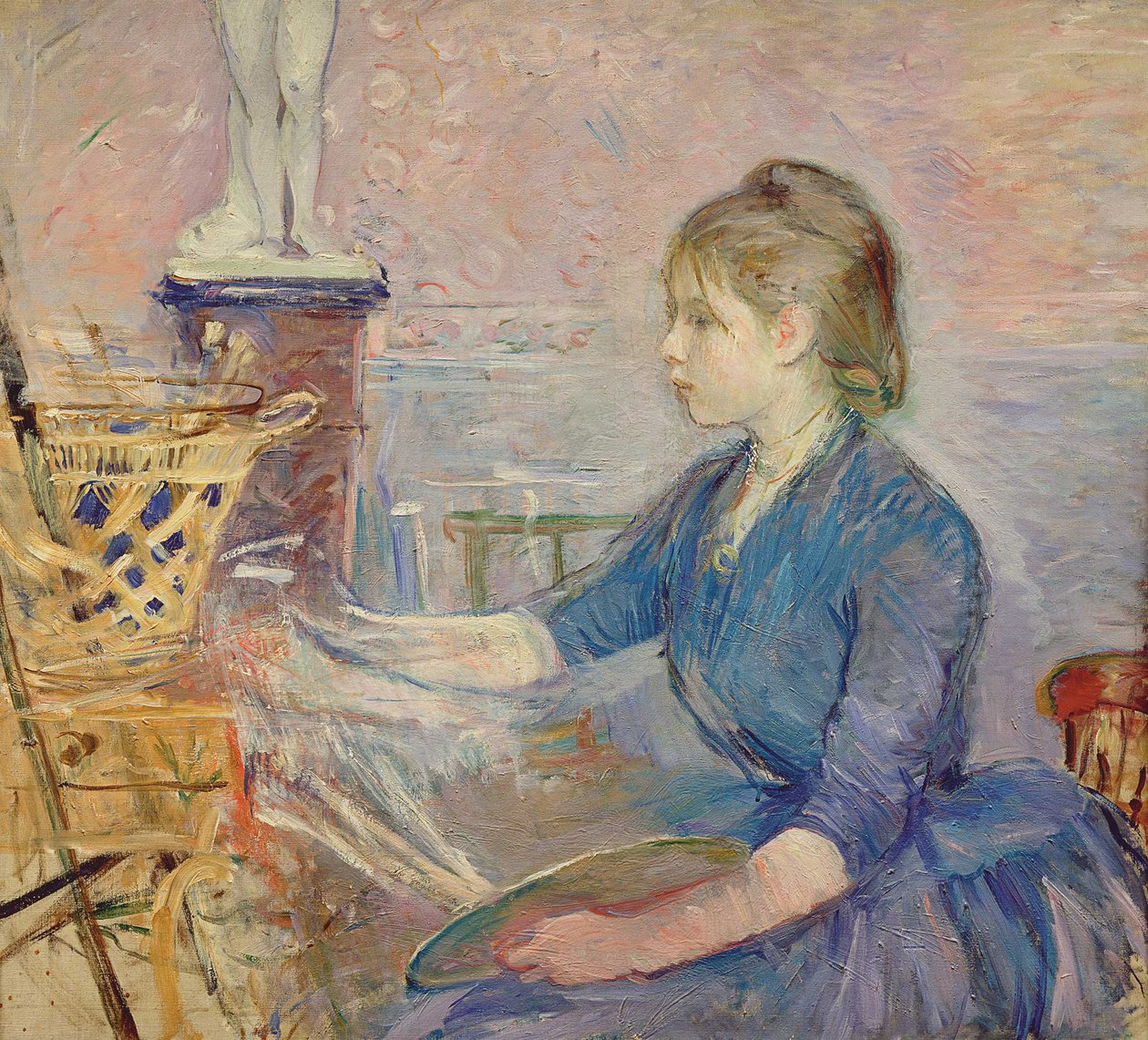 Paule Gobillard-maleri, 1887 av Berthe Morisot