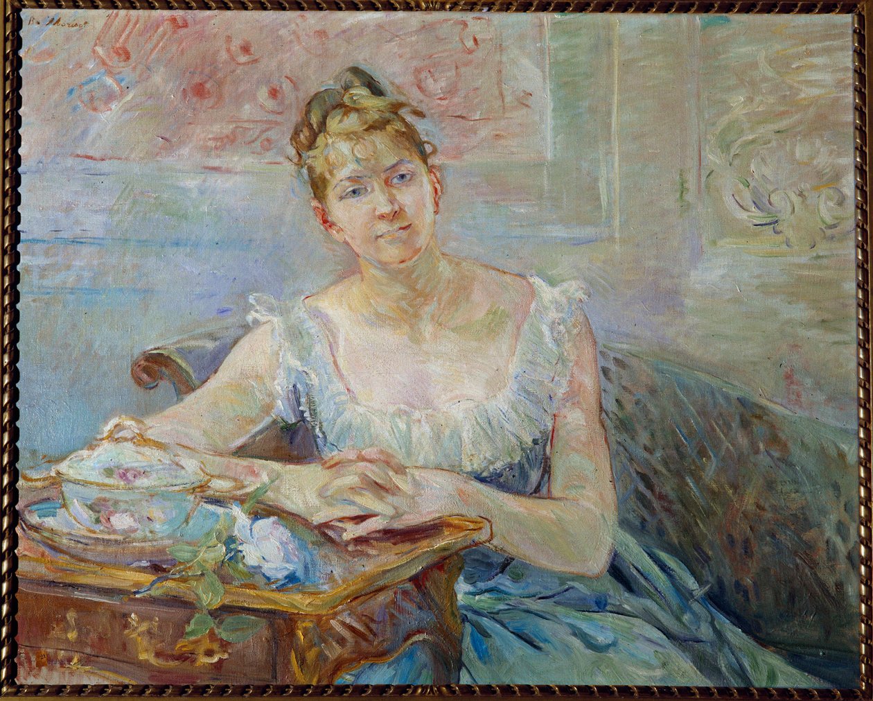 Portrett av Louise Rieser av Berthe Morisot