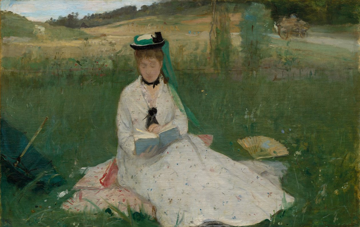 Reading, 1873. av Berthe Morisot