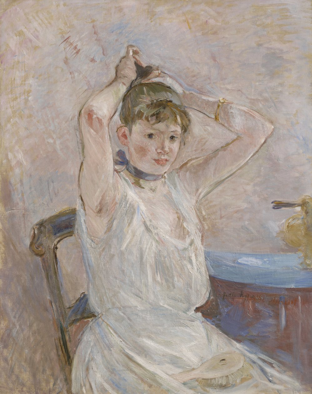 The Bath, 1885-86 av Berthe Morisot