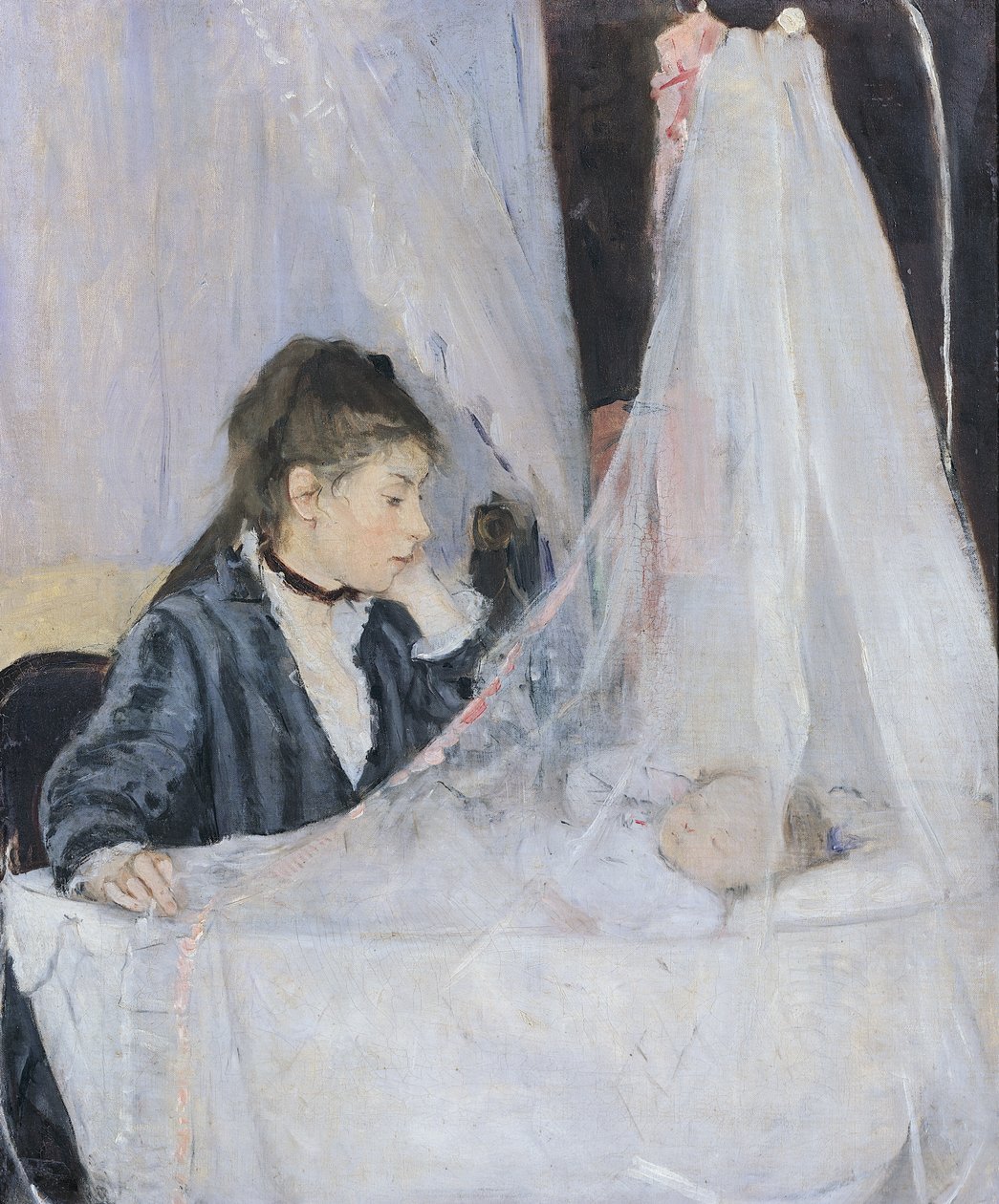 Vuggen av Berthe Morisot