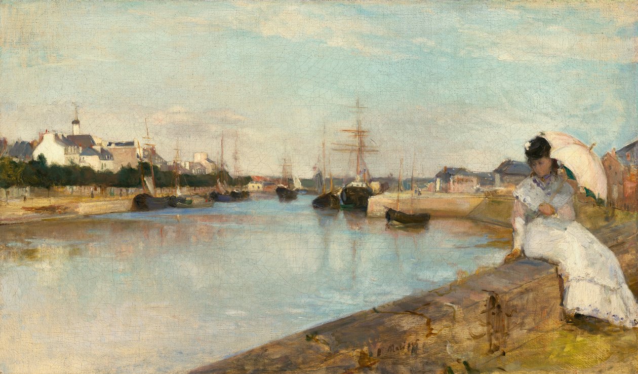 Havnen i Lorient av Berthe Morisot