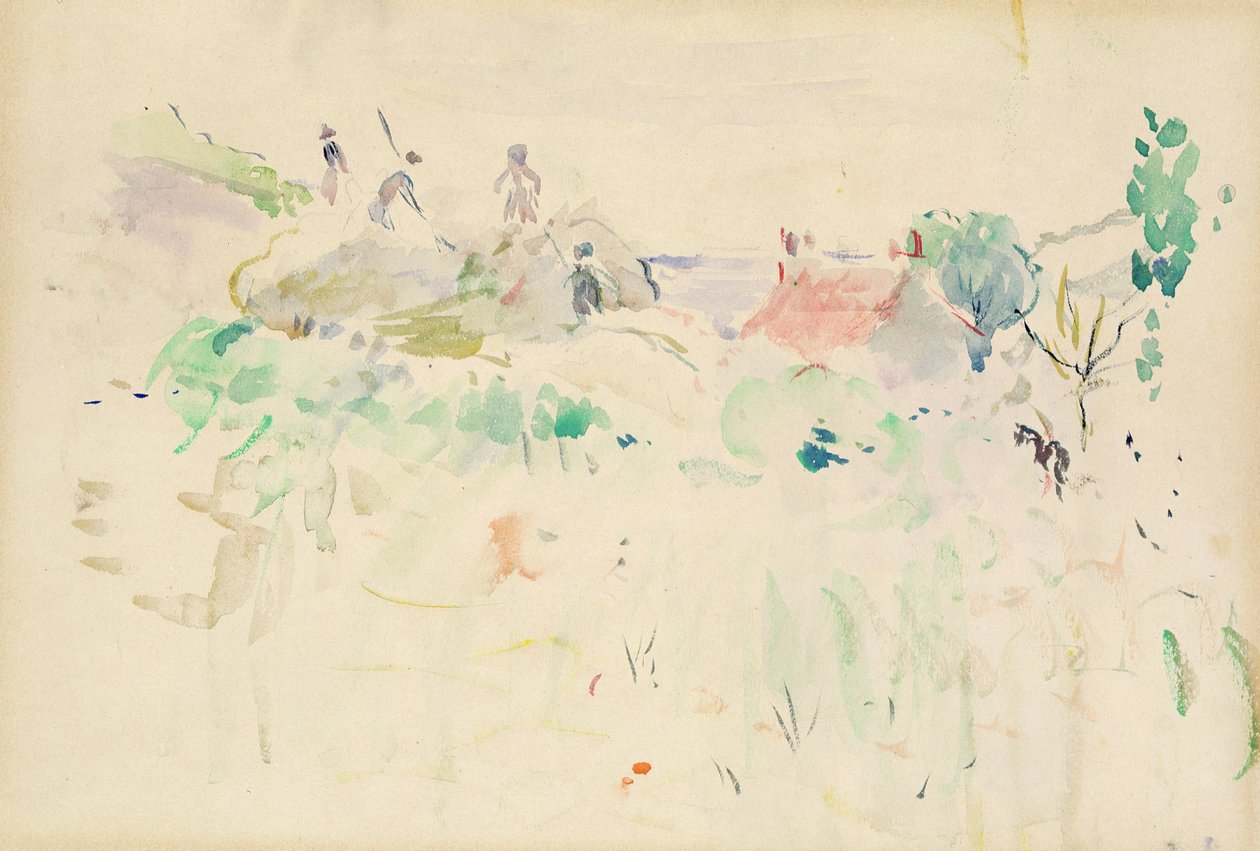 Haystacks i Jersey, 1886 av Berthe Morisot