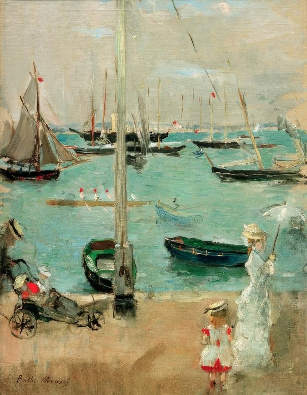 West Cowes, Isle of Wight av Berthe Morisot