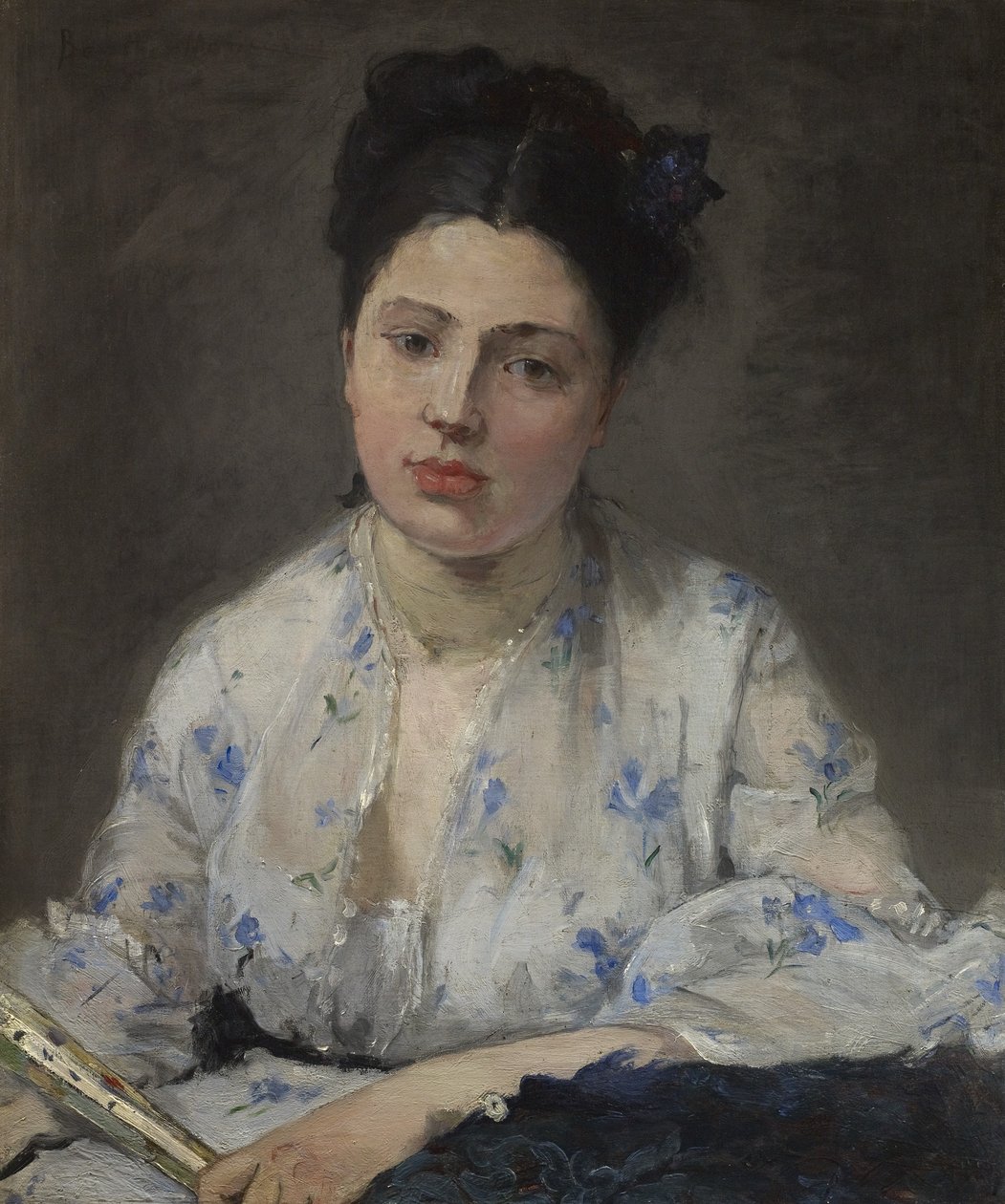 Ung kvinne 1871 av Berthe Morisot