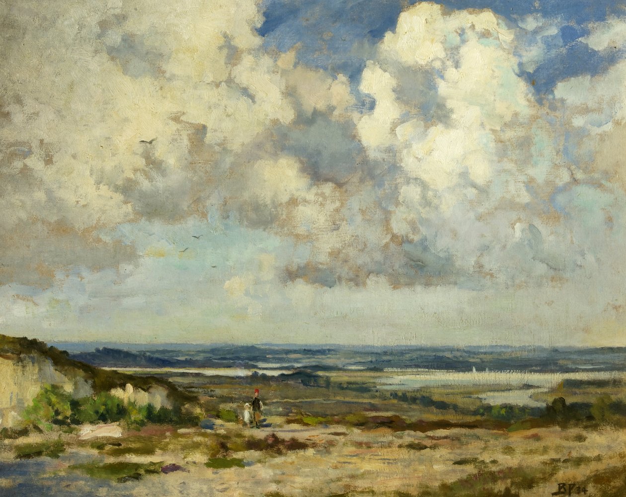 På Purbeck Hills, Dorset av Bertram Priestman