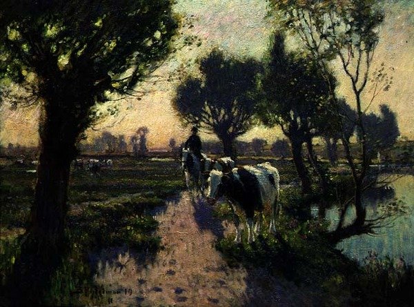 Elvestien av Bertram Priestman