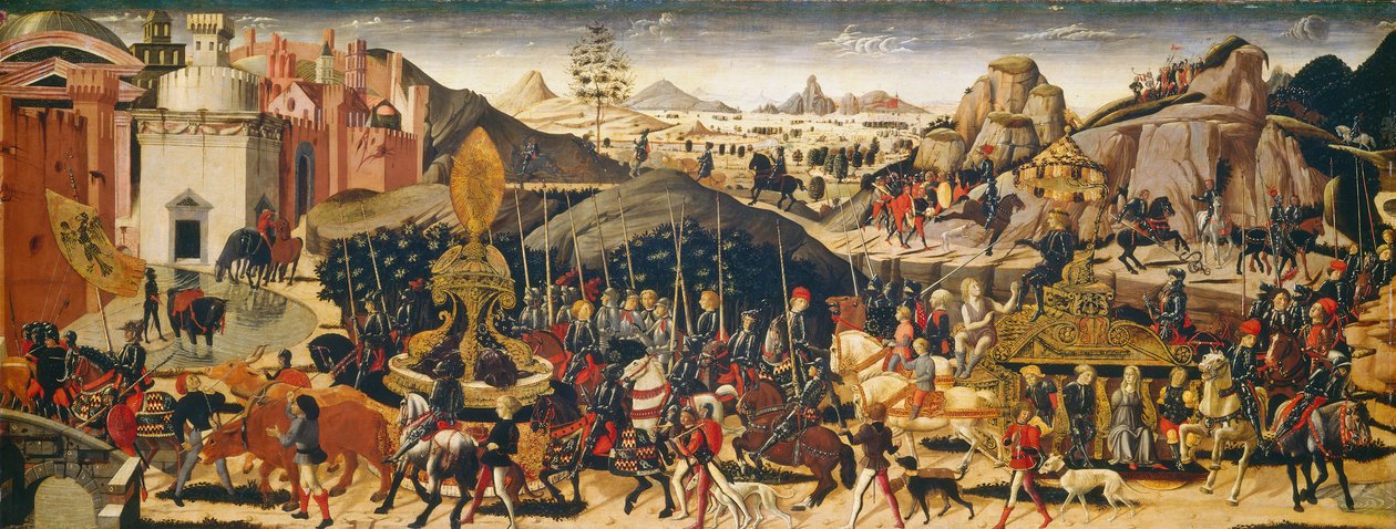 The Triumph of Camillus, ca. 14701475 (tempera på panel) av Biagio and Workshop d