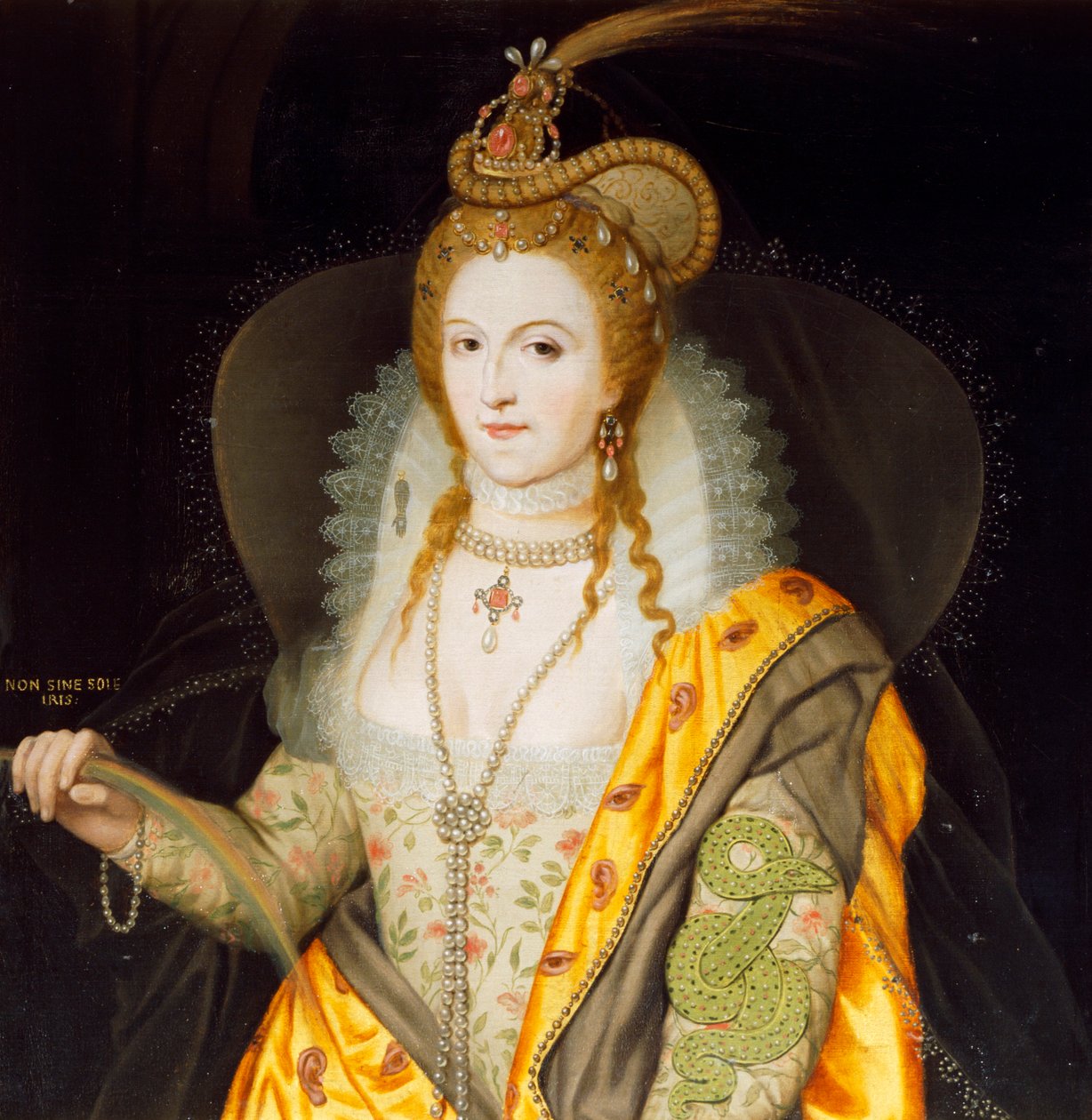 Portrett av dronning Elizabeth I, 1774 av Biagio Rebecca