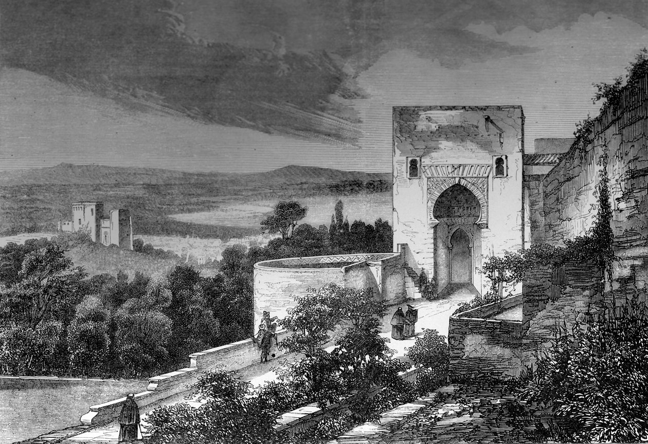 The Mezquita, Cordoba, Spania, 1849. av Bisson and Cottard