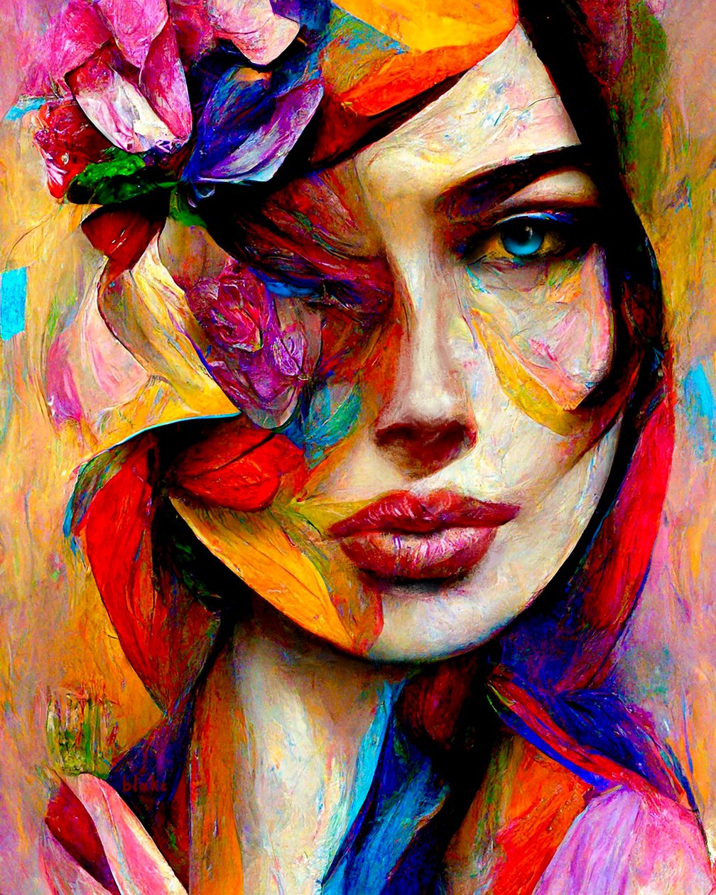 The Flowers of Evil, ca. 2022 (Digital Art) av Blake Munch