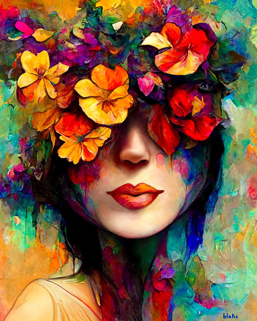 The Love Inside You, ca. 2022 (digital kunst) av Blake Munch