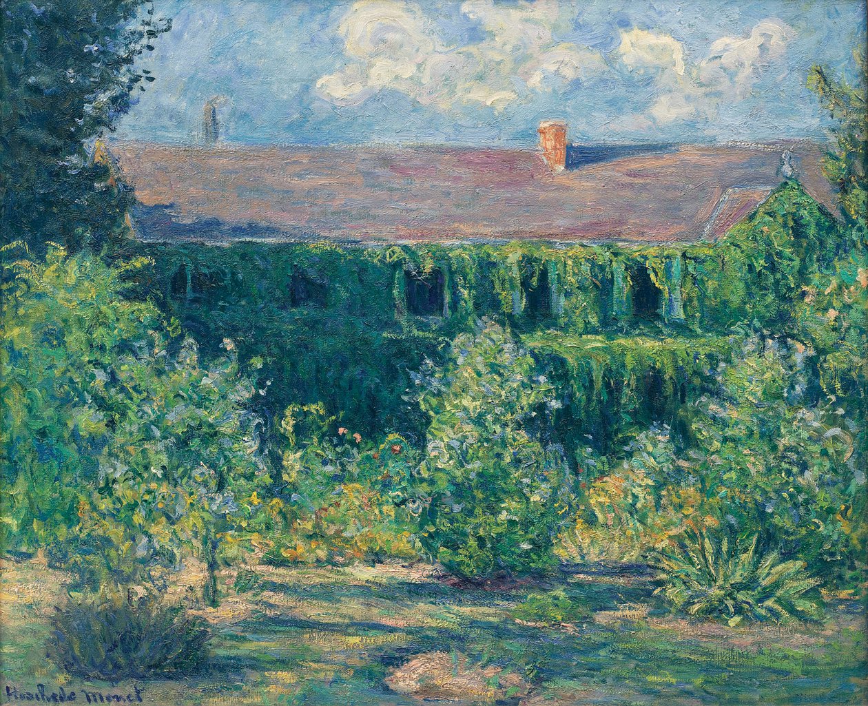 Claude Monets hus og hage av Blanche Hoschede Monet