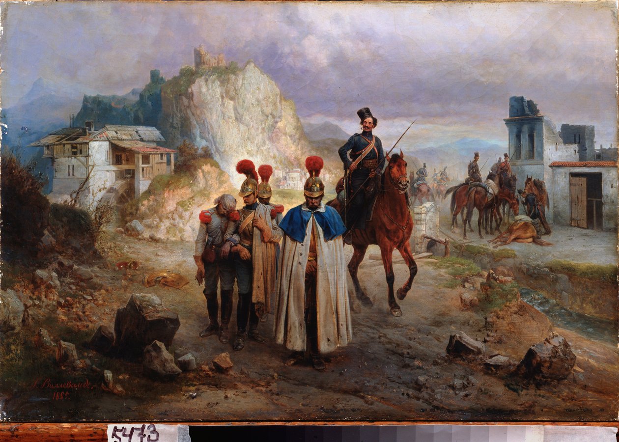 De fangede franske mennene i 1814) av Bogdan Willewalde