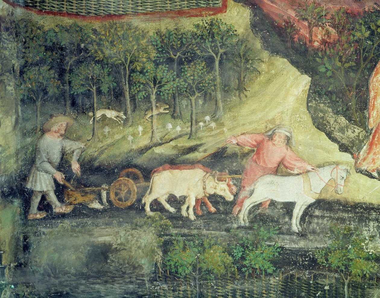 April måned (detalj av 75564) av Bohemian School