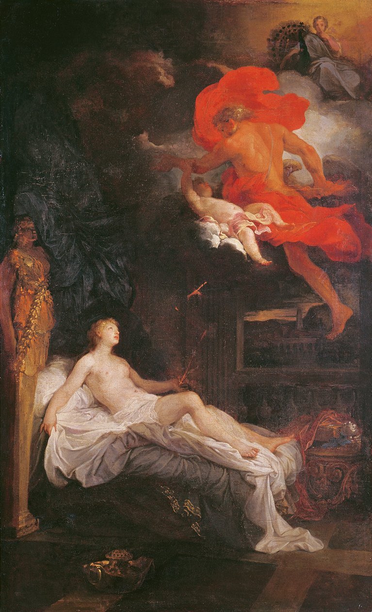 Jupiter og Semele, 1704 av Bon de Boulogne