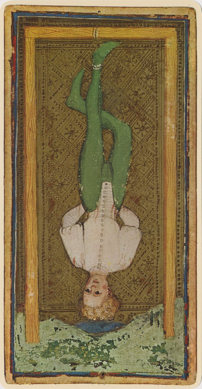 Forræderen, faksimile av et tarotkort fra 