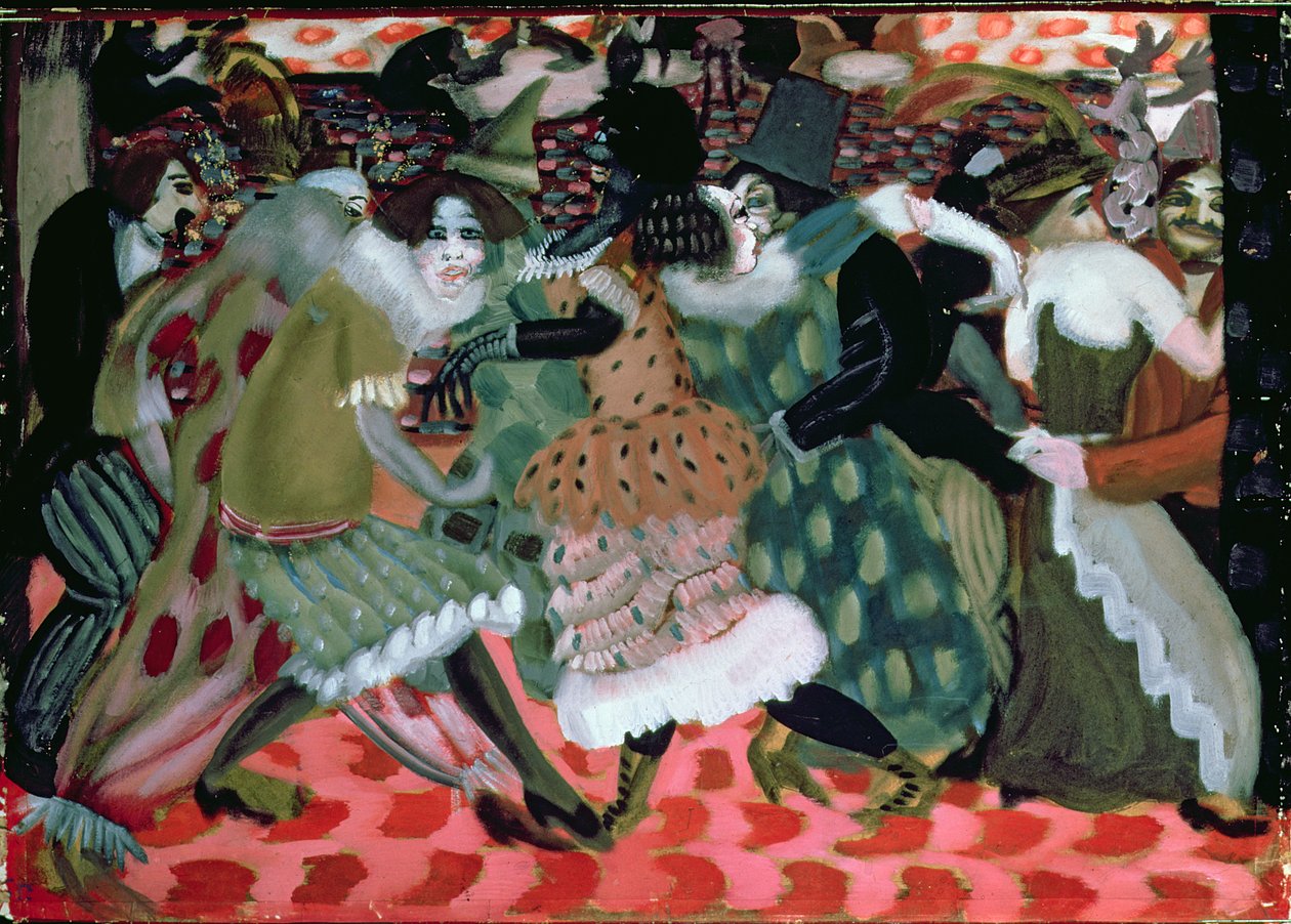 Morte-sesongen i Paris, 1913 av Boris Dmitrievich Grigoriev