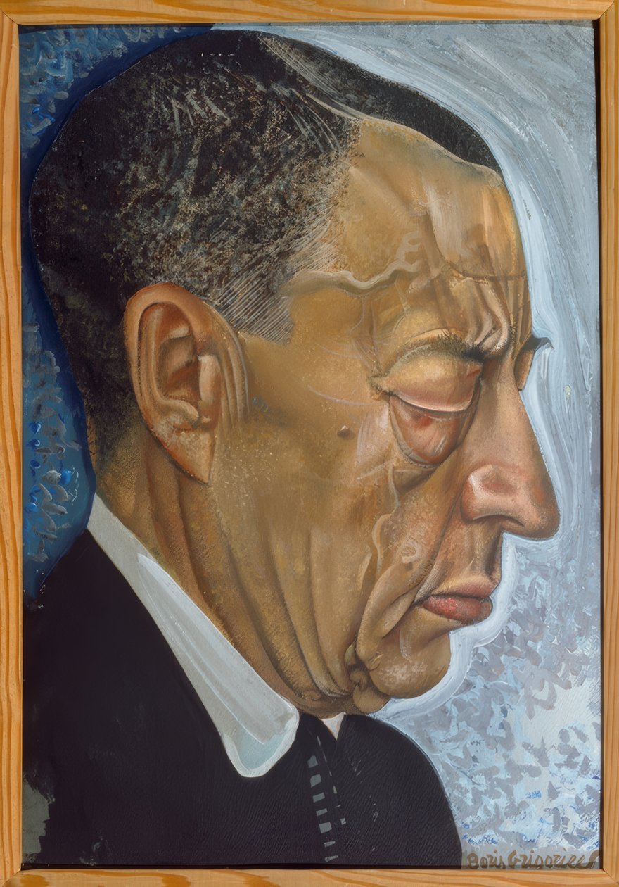 Portrt Rachmaninow av Boris D. Grigorjew