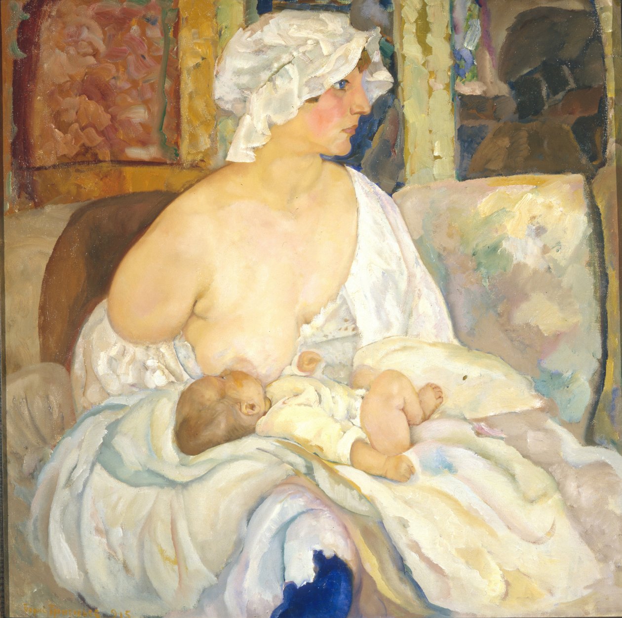 Mor, 1915 av Boris Dmitrievich Grigoriev