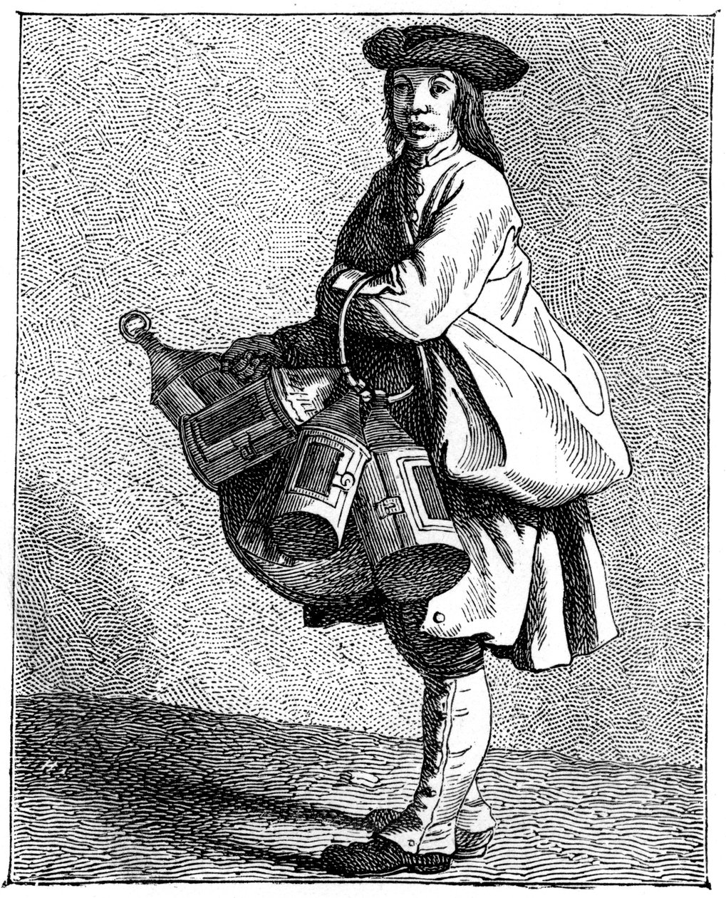 En lanternehandler, 1737-1742. av Bouchardon