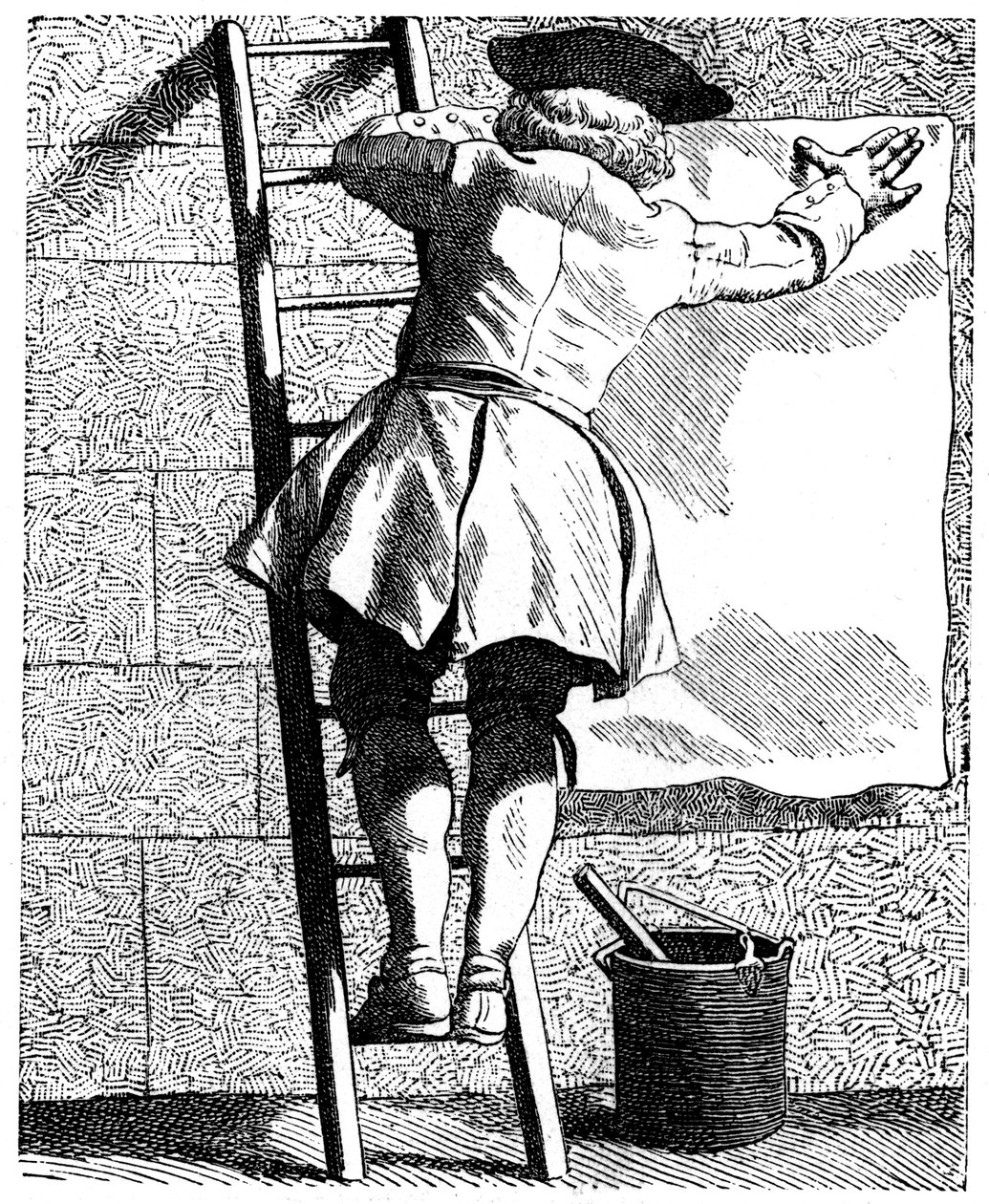Bill Sticker, 1737-1742. av Bouchardon