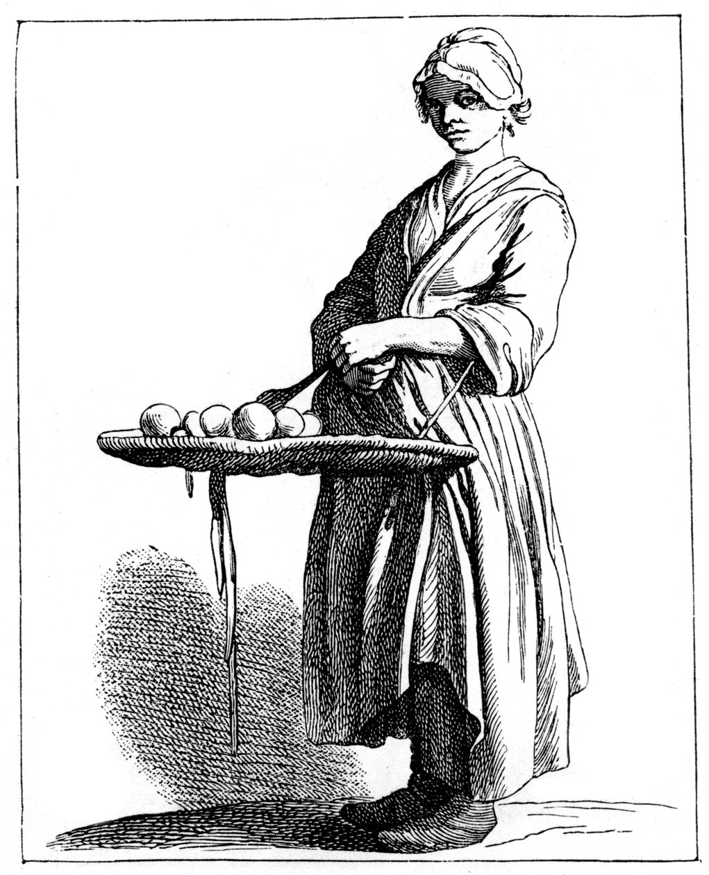 Fruktselger, 1737-1742. av Bouchardon