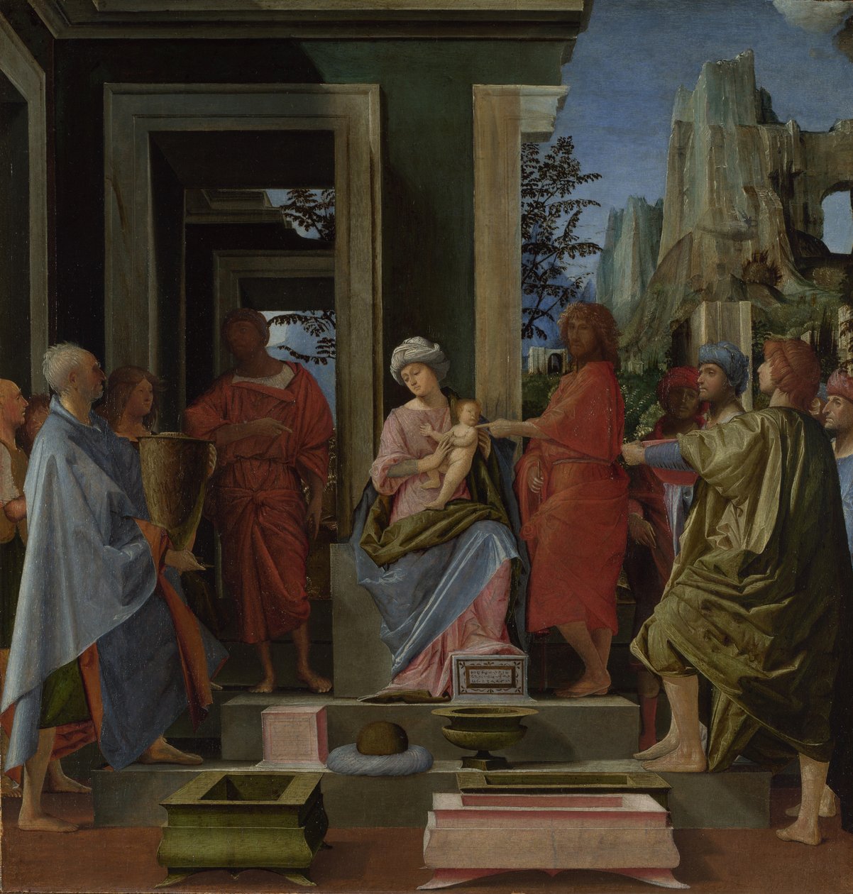 Kongenes tilbedelse, ca. 1500 av Bramantino