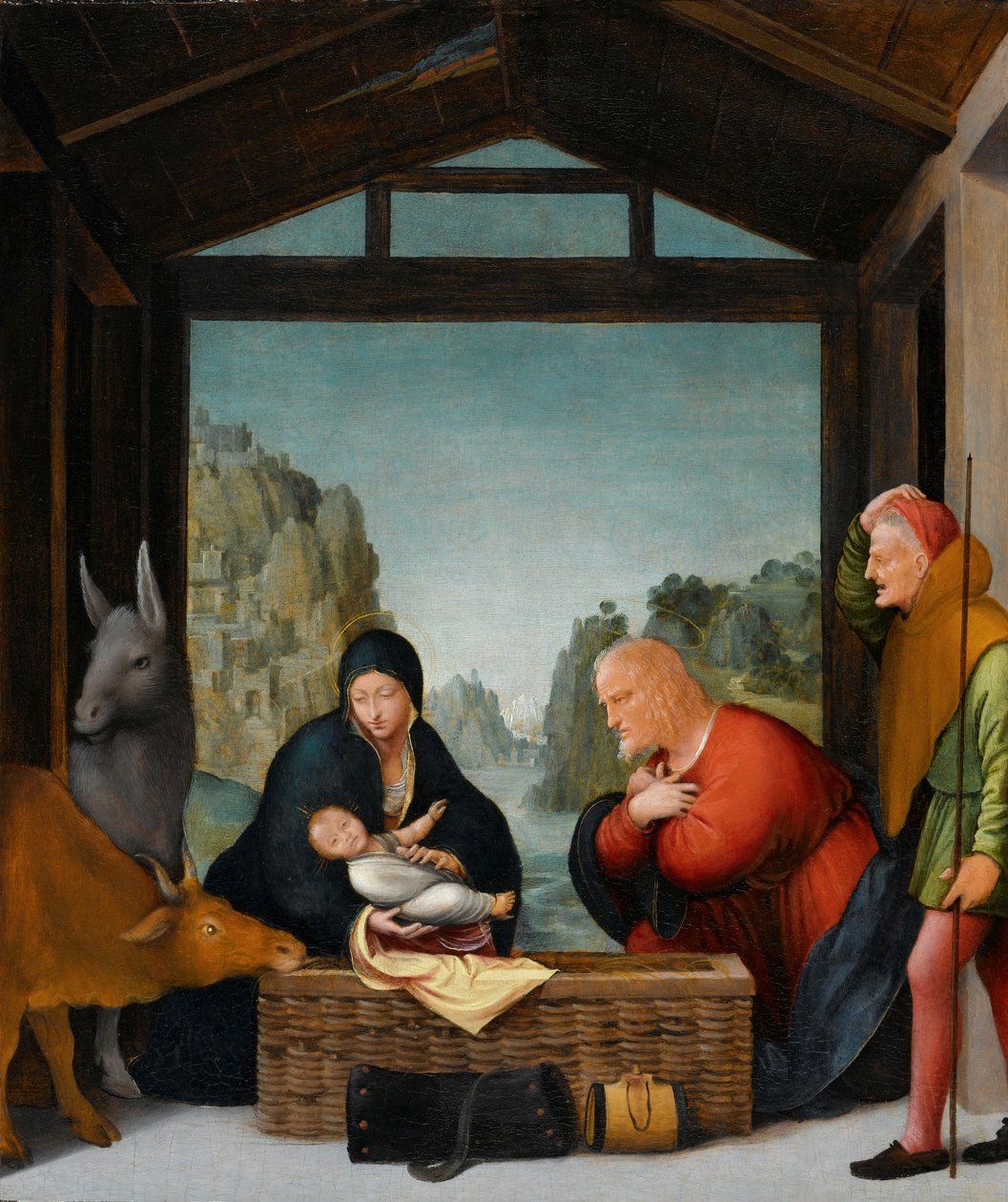 Hyrdenes tilbedelse, 1500-35 av Bramantino