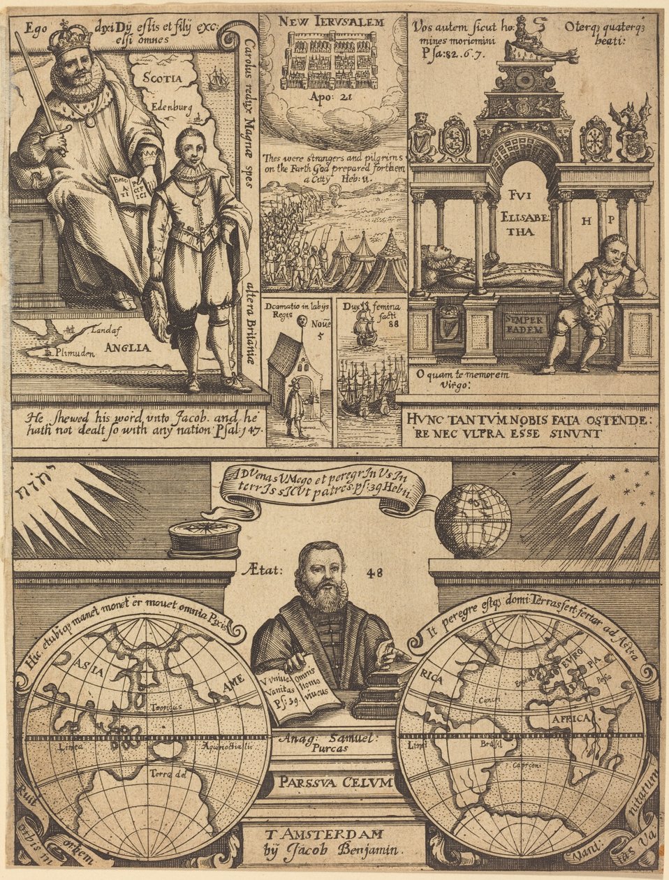 Frontispice av British 17th Century