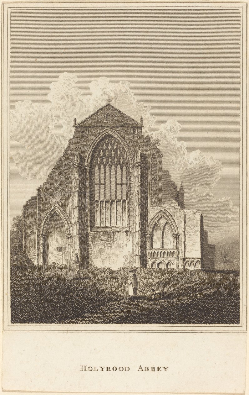 Holyrood Abbey av British 19th Century