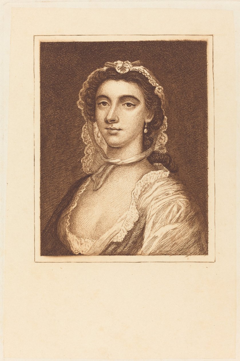 Peg Woffington av British 19th Century, after Arthur Pond
