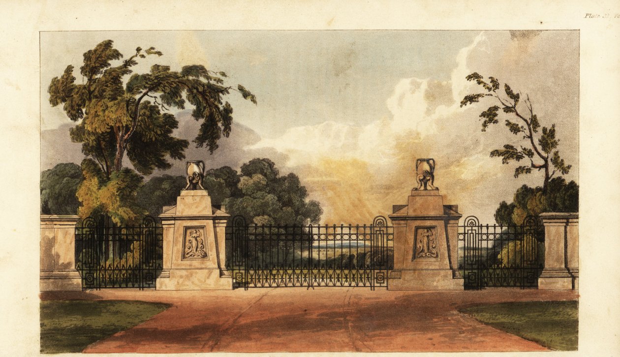 Design for en inngang til Regency-parken av British School