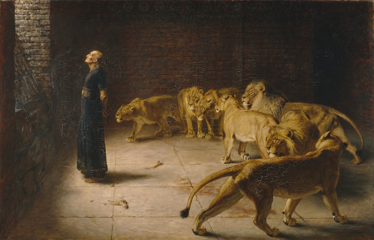 Daniels svar til kongen av Briton Riviere