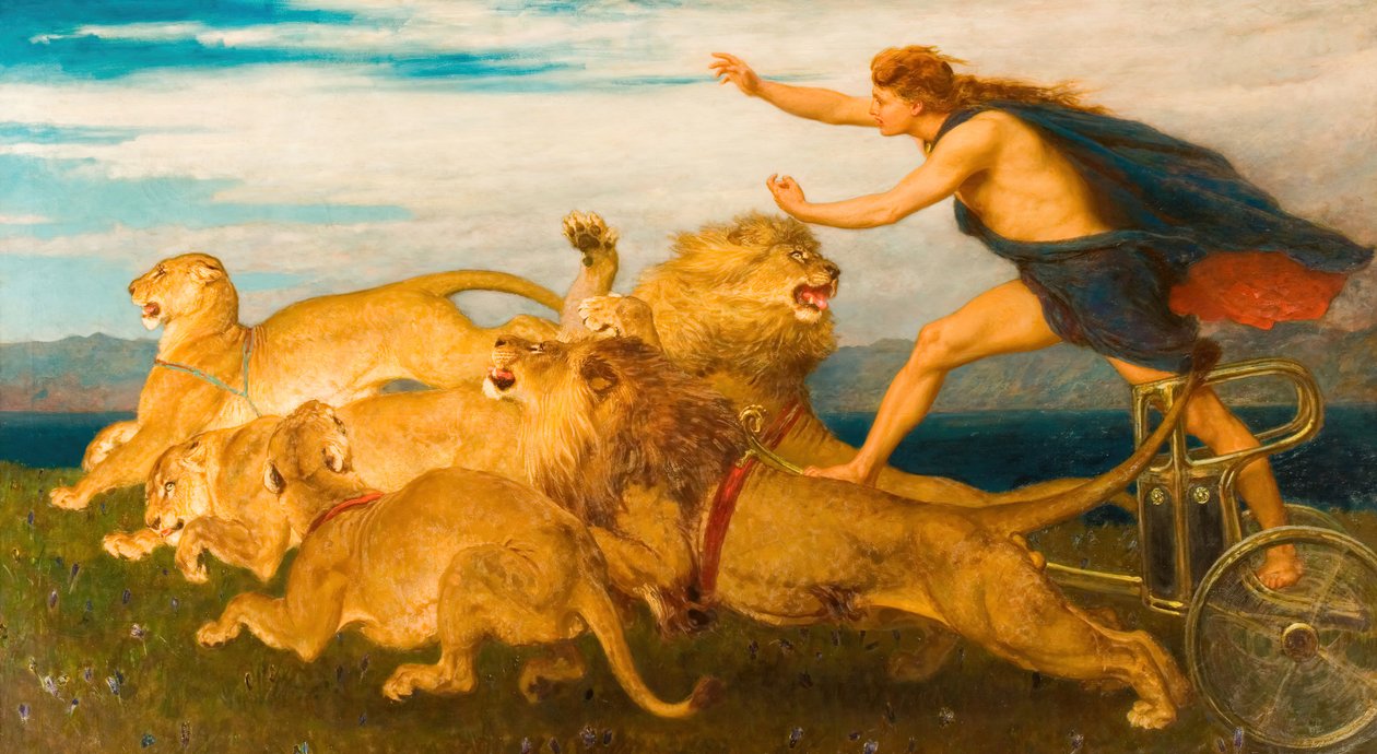 Phoebus Apollo, 1895-8. av Briton Riviere