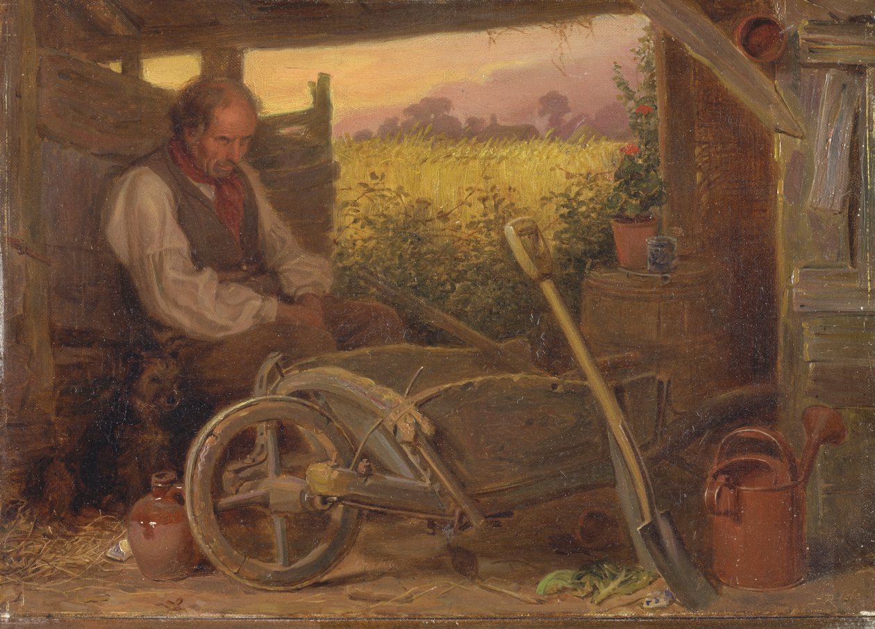 Den gamle gartneren av Briton Riviere