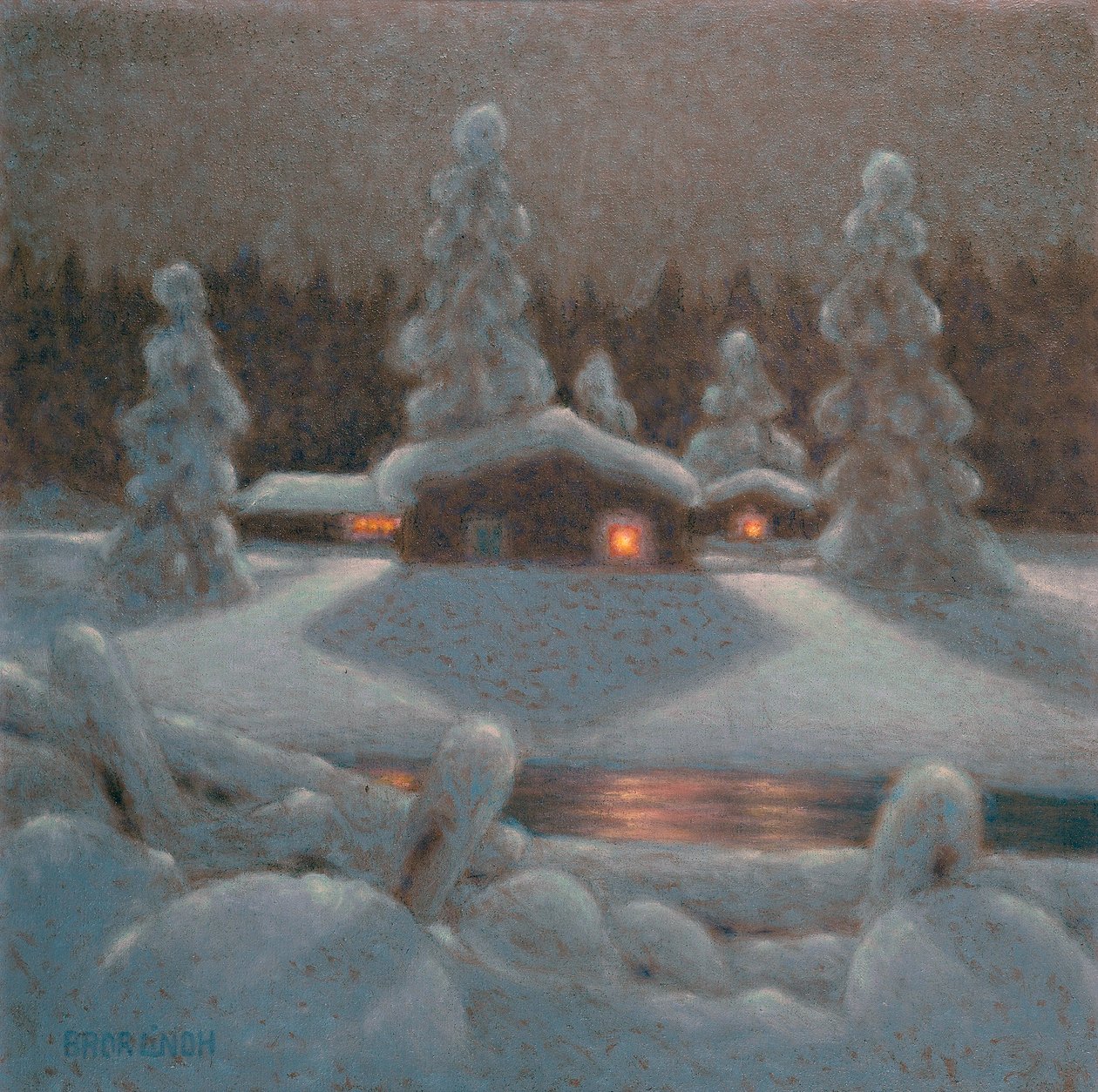 Vinternatt av Bror Lindh