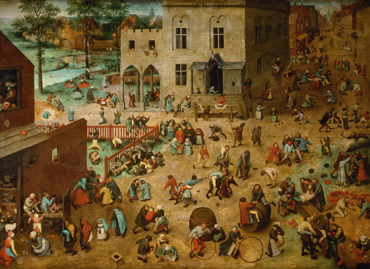 Barnespill, 1560 av Bruegel