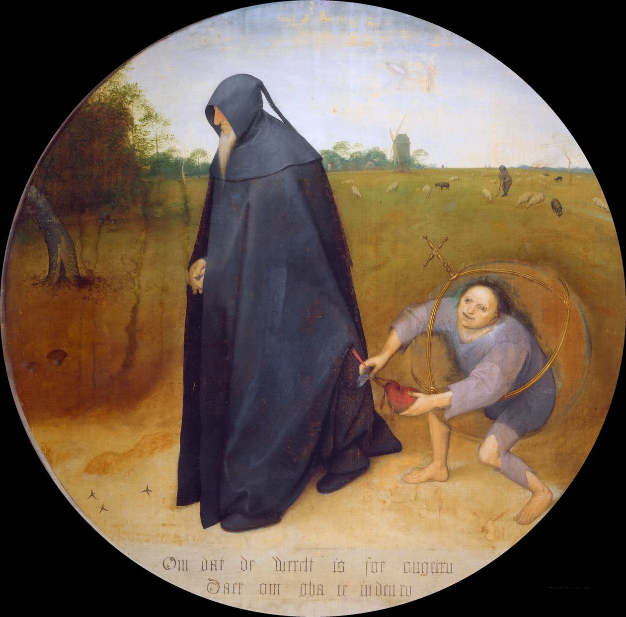 Misantropen, 1568. av Bruegel