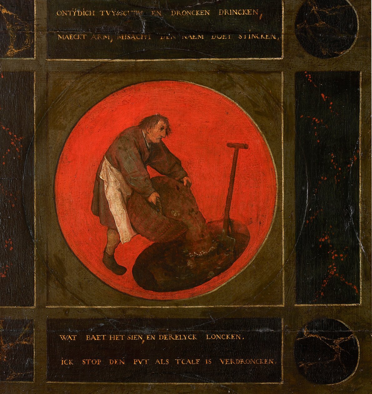 Tolv ordspråk, 1558. av Bruegel
