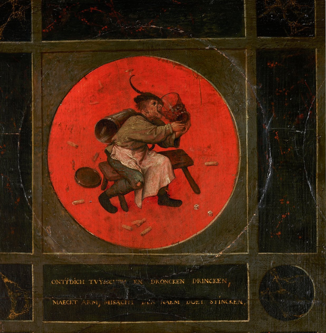 Tolv ordspråk, 1558. av Bruegel