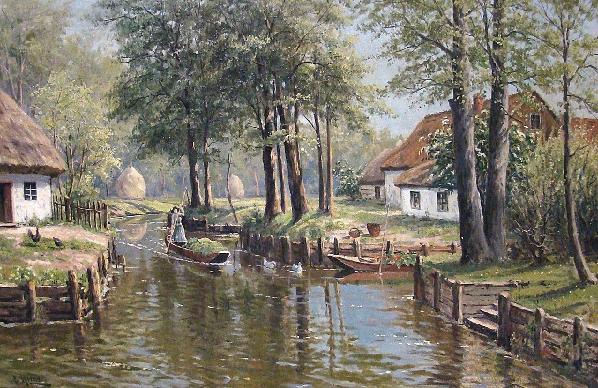 Utsikt over Spreewald av Bruno Moras
