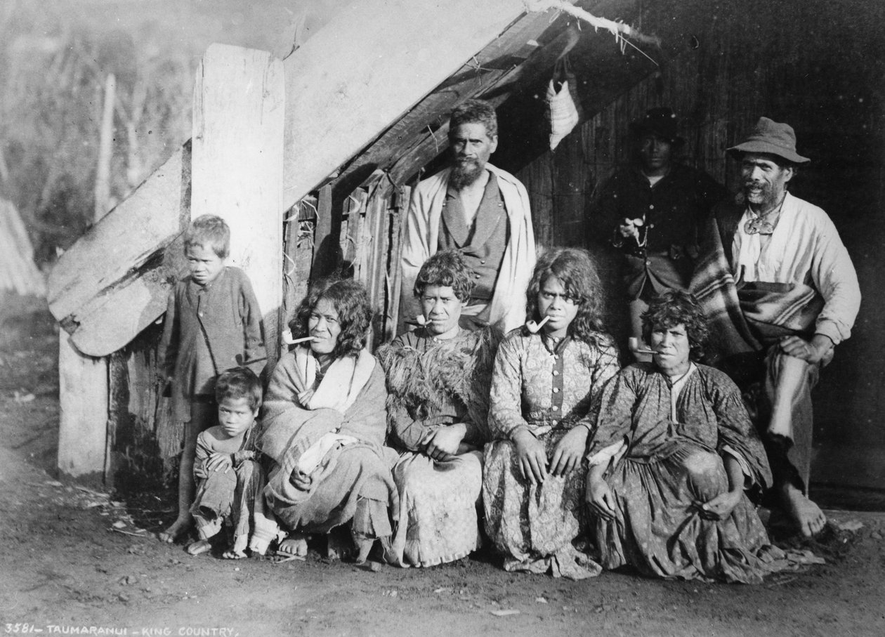 Taumaranui - Kongelandet, 1885 av Burton Brothers Studio