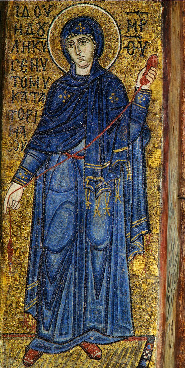Jomfru Maria (mosaikk) av Byzantine