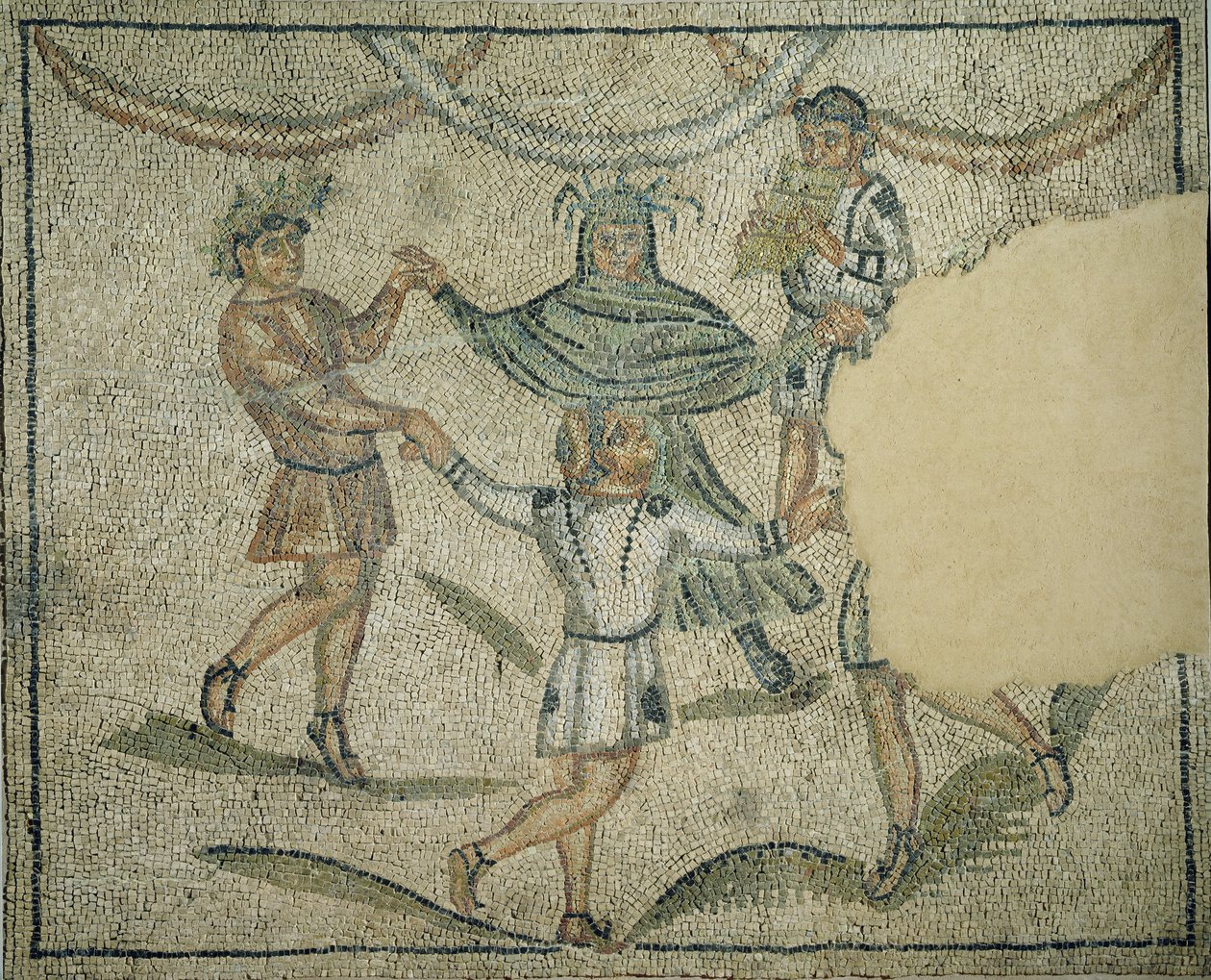 Årtidenes dans (mosaikk) av Byzantine School