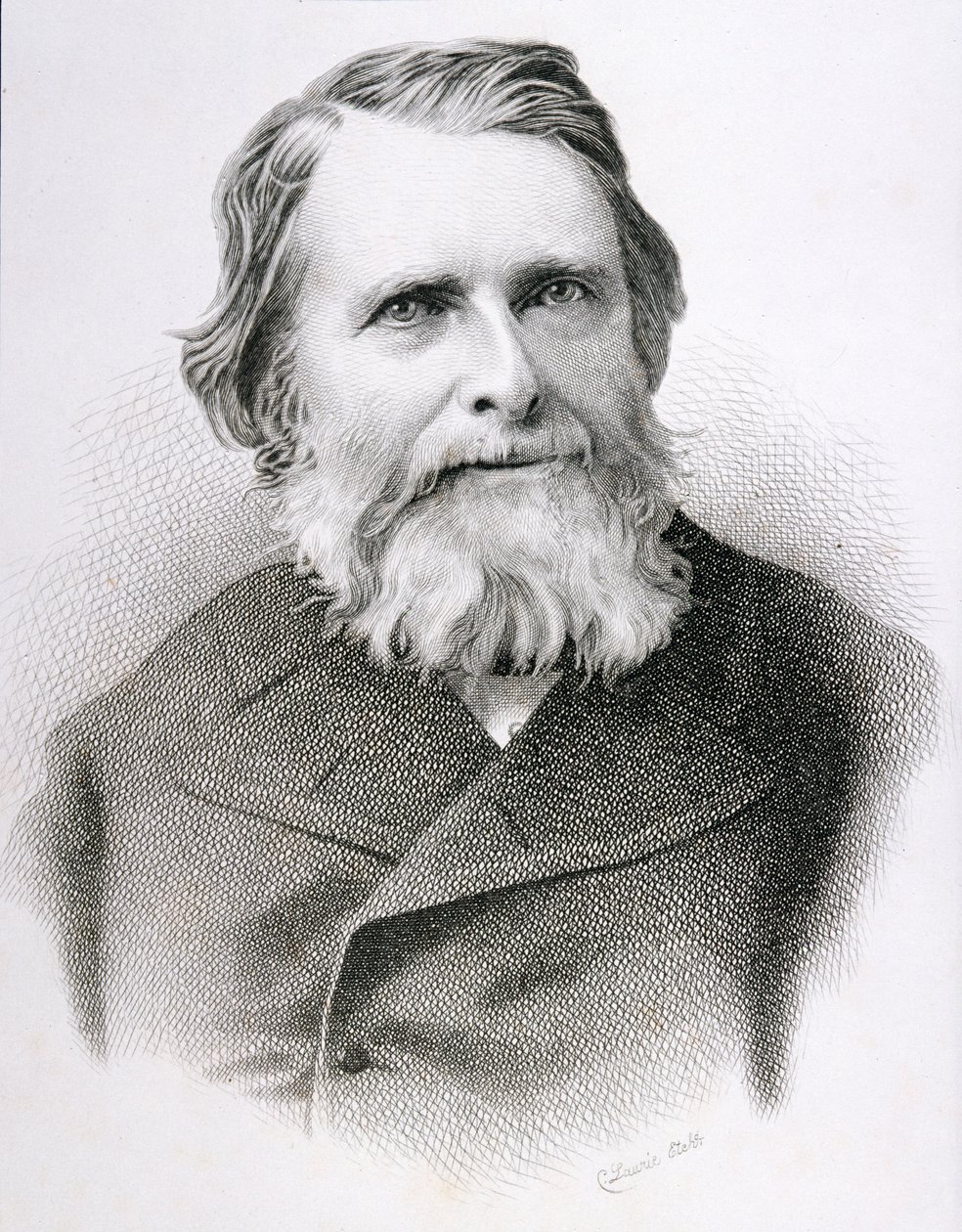 Portrett av John Ruskin (1819-1900) av C. Laurie
